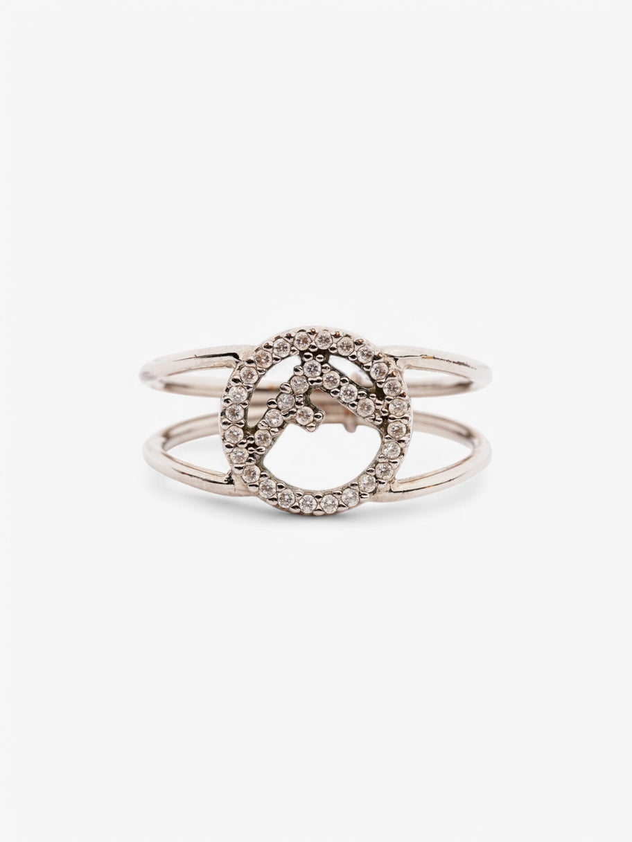 Fendi F is Fendi Ring Silver Base Metal Medium Image 1