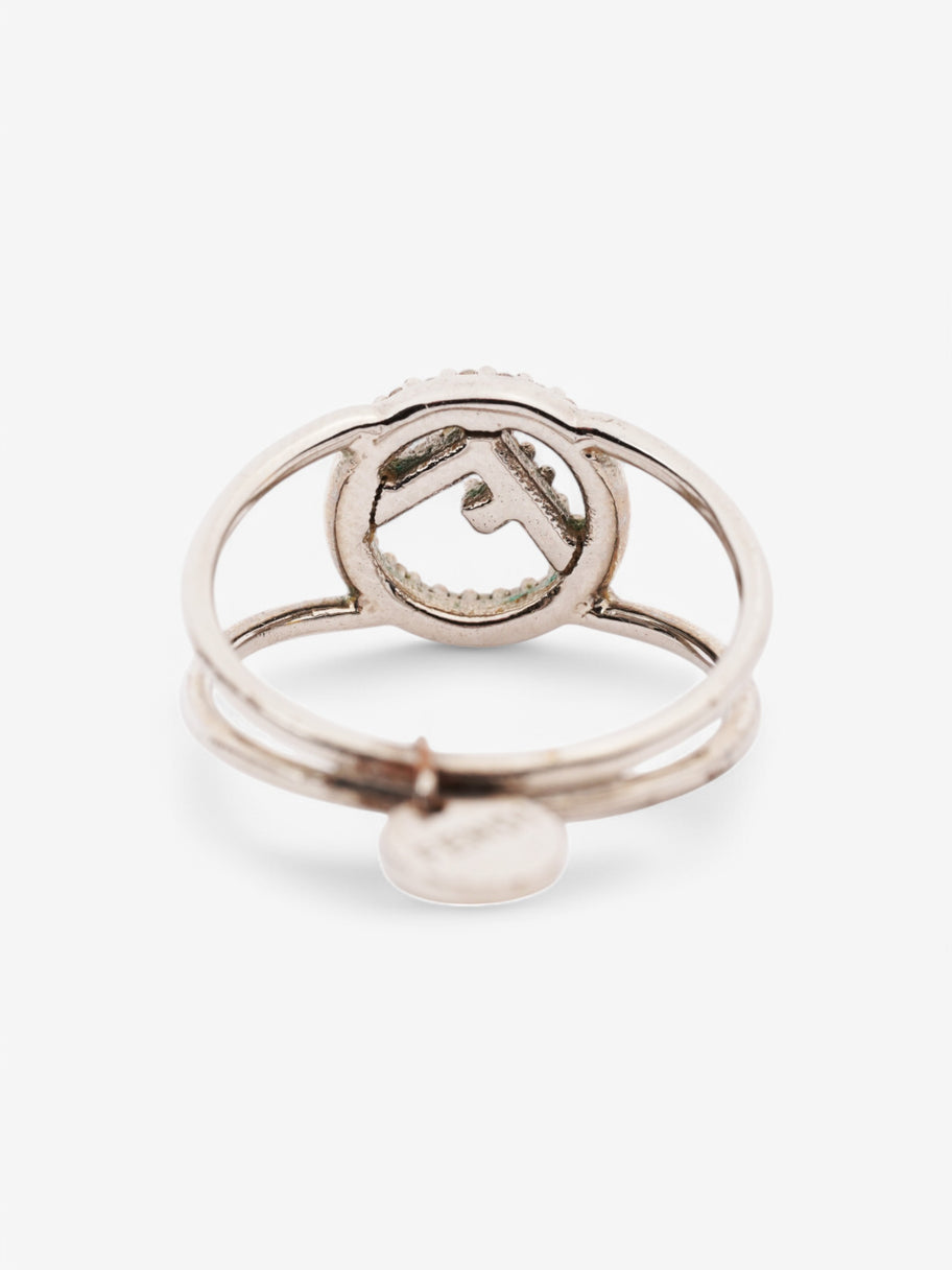 Fendi F is Fendi Ring Silver Base Metal Medium Image 3
