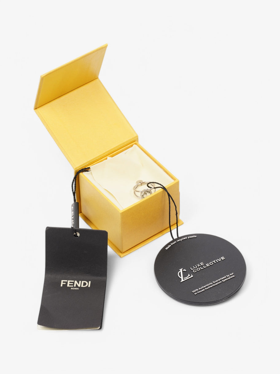Fendi F is Fendi Ring Silver Base Metal Medium Image 5