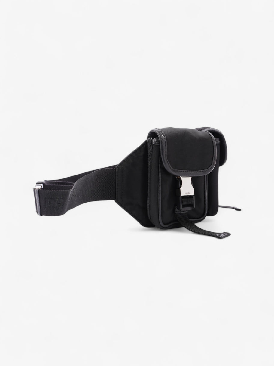 Prada Triple Pocket Belt Bag Black Re Nylon Image 5