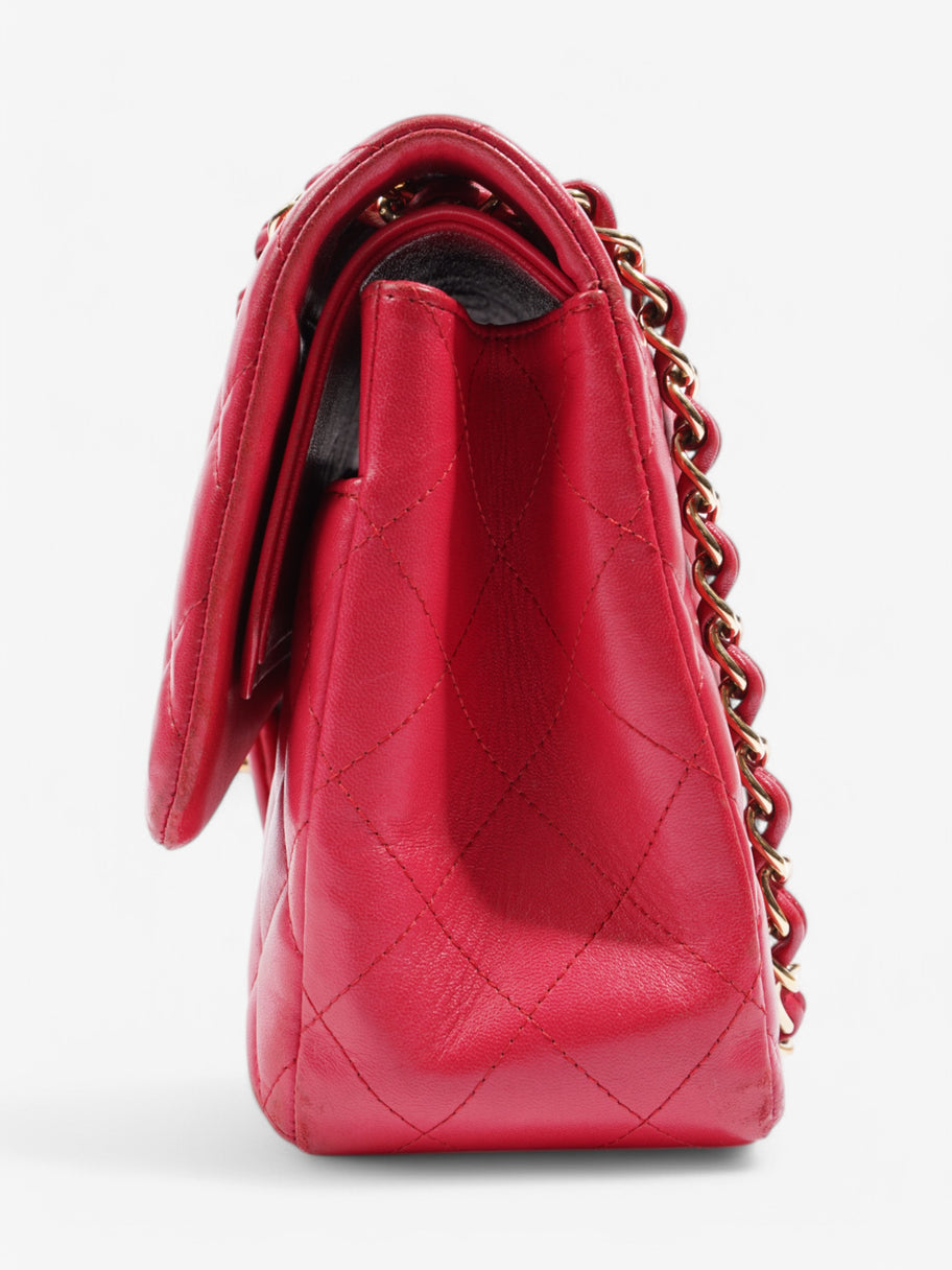 Chanel Classic Flap Pink Lambskin Leather Jumbo Image 3