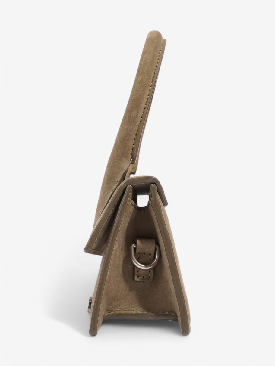 Jacquemus Le Chiquito Hommes Khaki Nubuck Mini Image 3