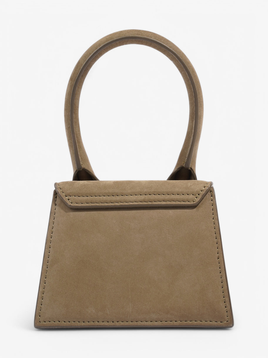 Jacquemus Le Chiquito Hommes Khaki Nubuck Mini Image 4
