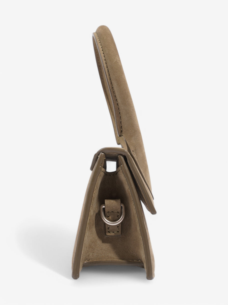 Jacquemus Le Chiquito Hommes Khaki Nubuck Mini Image 5