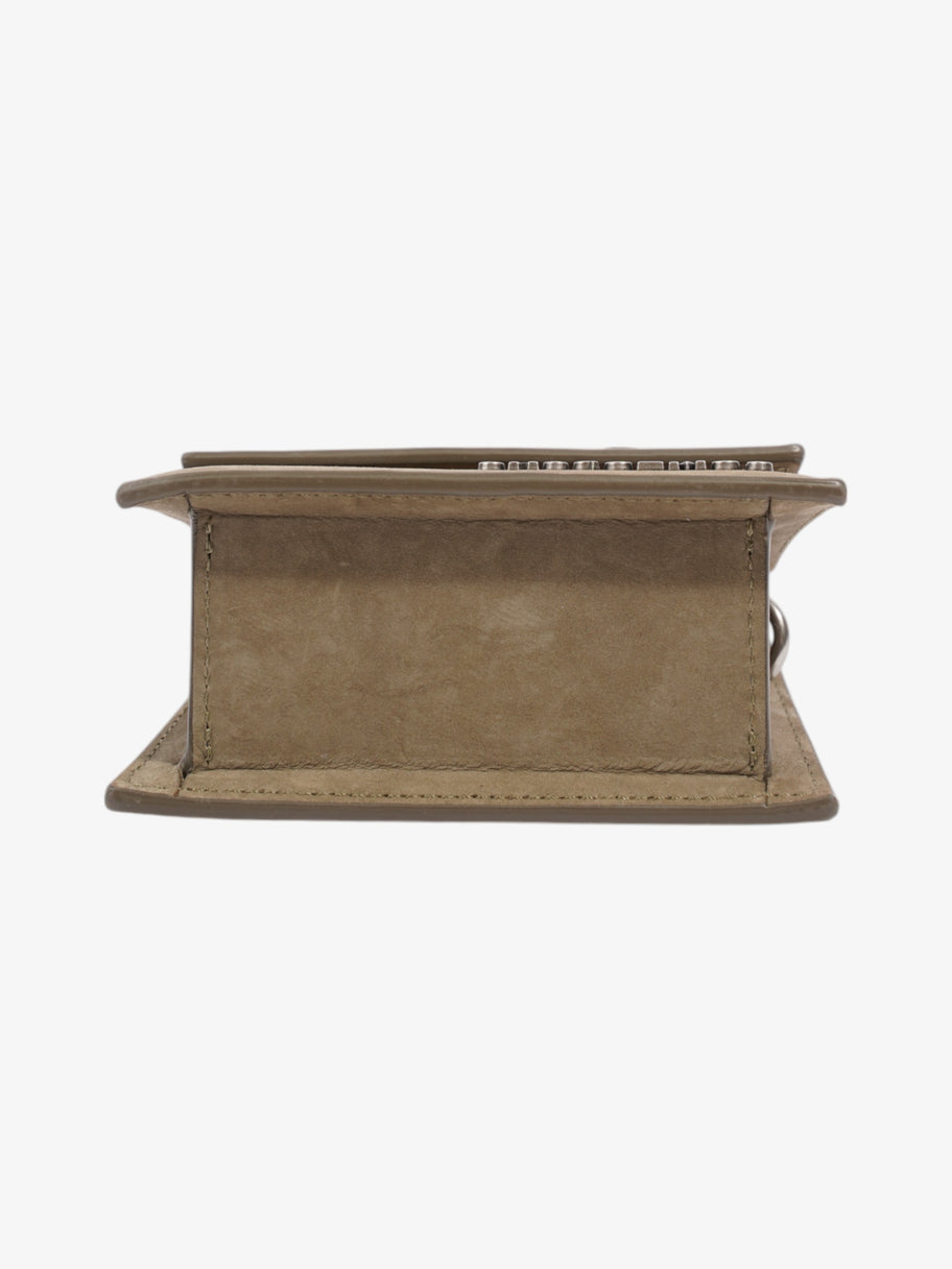 Jacquemus Le Chiquito Hommes Khaki Nubuck Mini Image 6