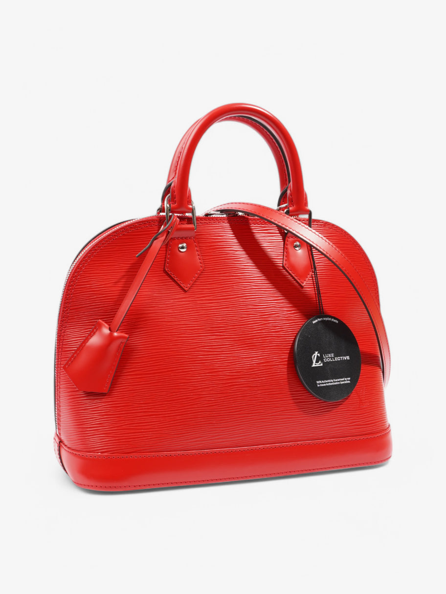 Louis Vuitton Alma Red Epi Leather PM Image 9
