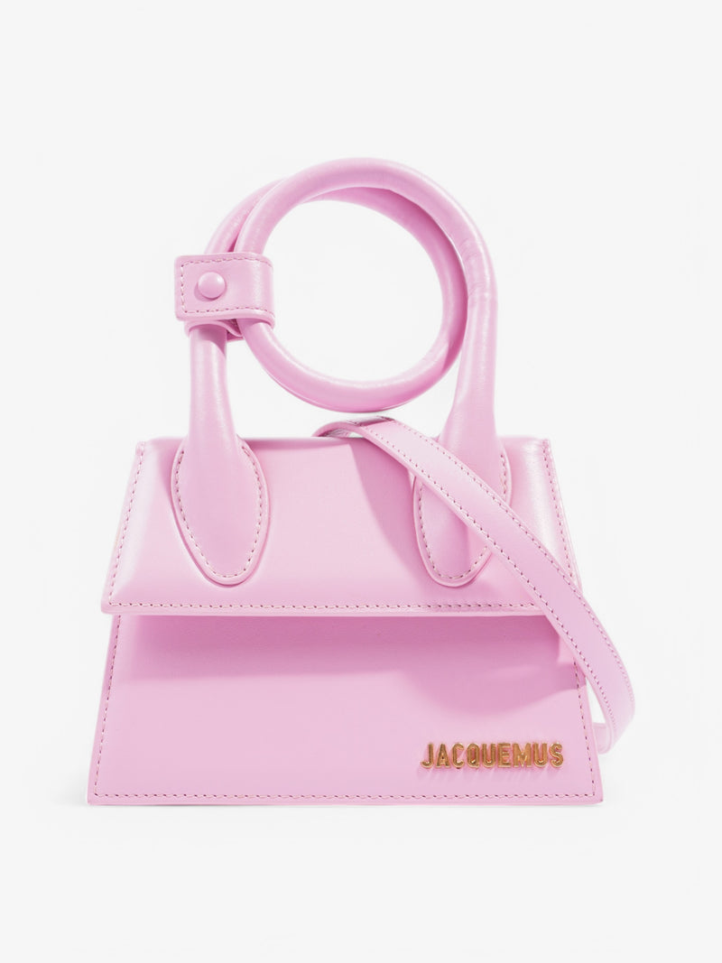  Jacquemus Le Chiquito Noeud Pink Leather