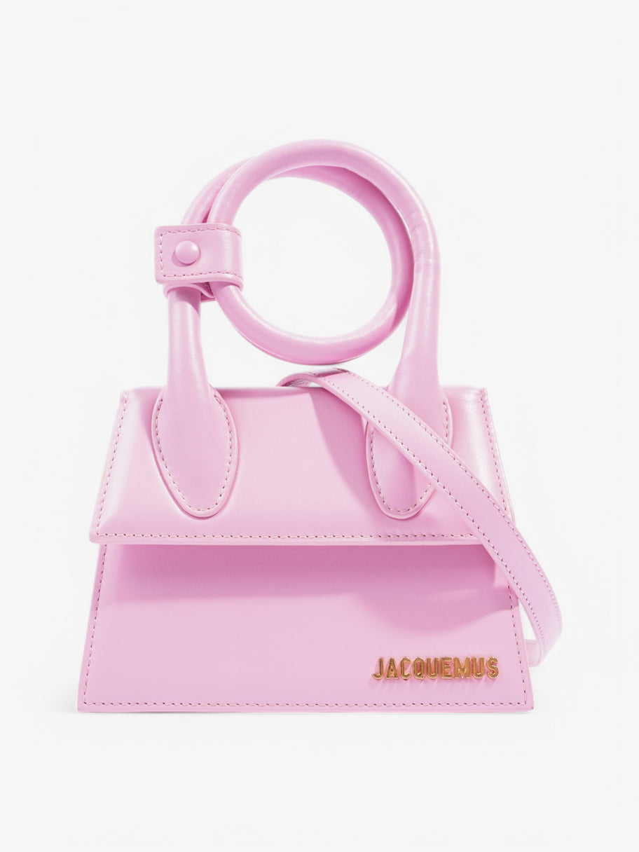 Jacquemus Le Chiquito Noeud Pink Leather Image 1