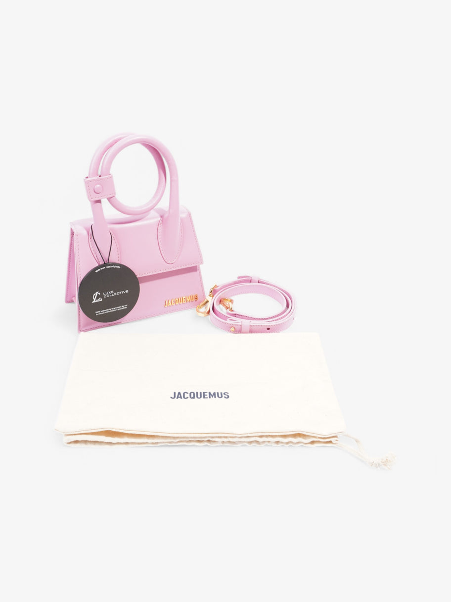 Jacquemus Le Chiquito Noeud Pink Leather Image 10