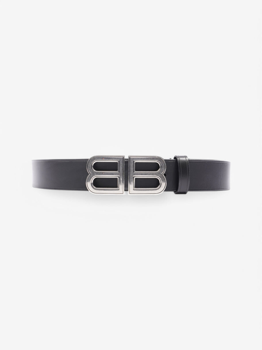 Balenciaga Hourglass Belt Black Leather 85cm 34