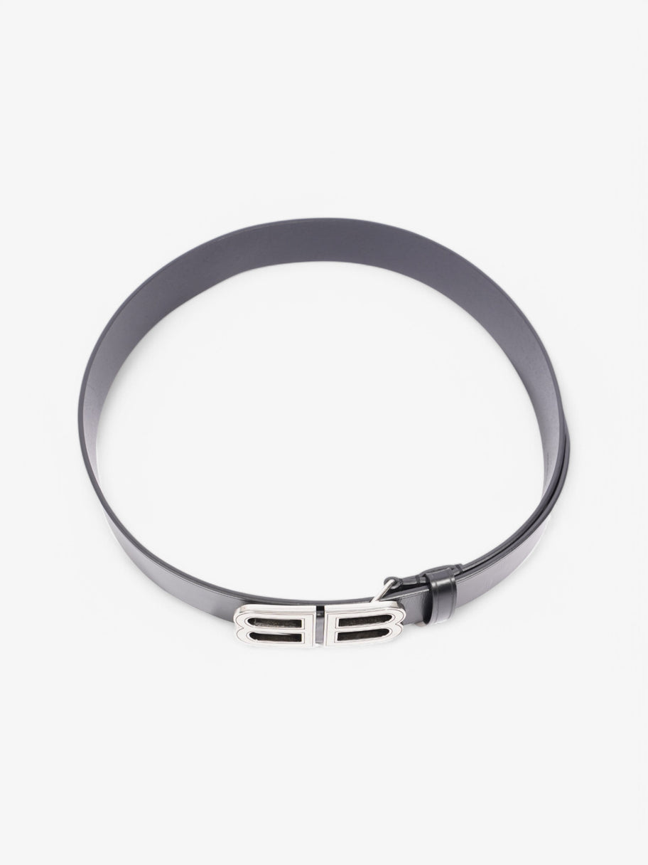 Balenciaga Hourglass Belt Black Leather 85cm 34