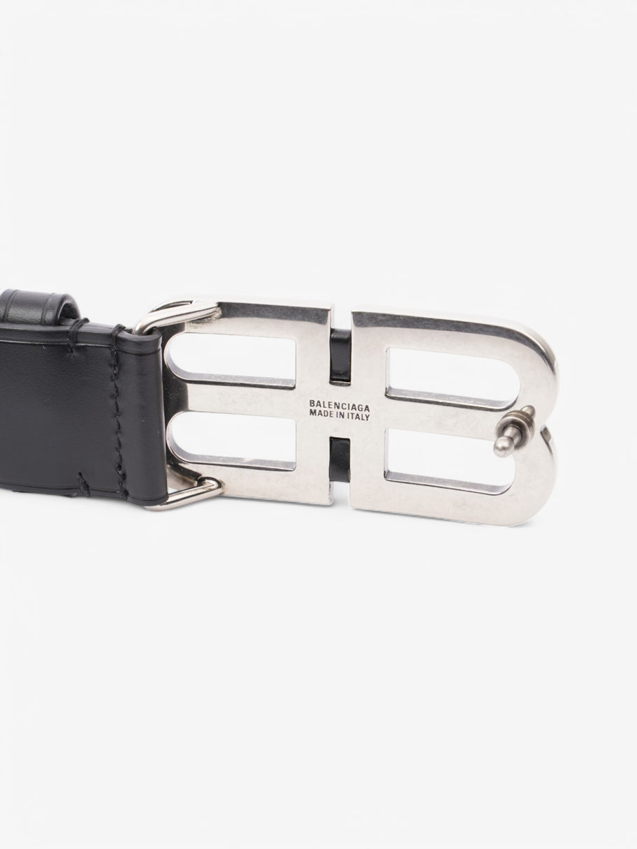 Balenciaga Hourglass Belt Black Leather 85cm 34