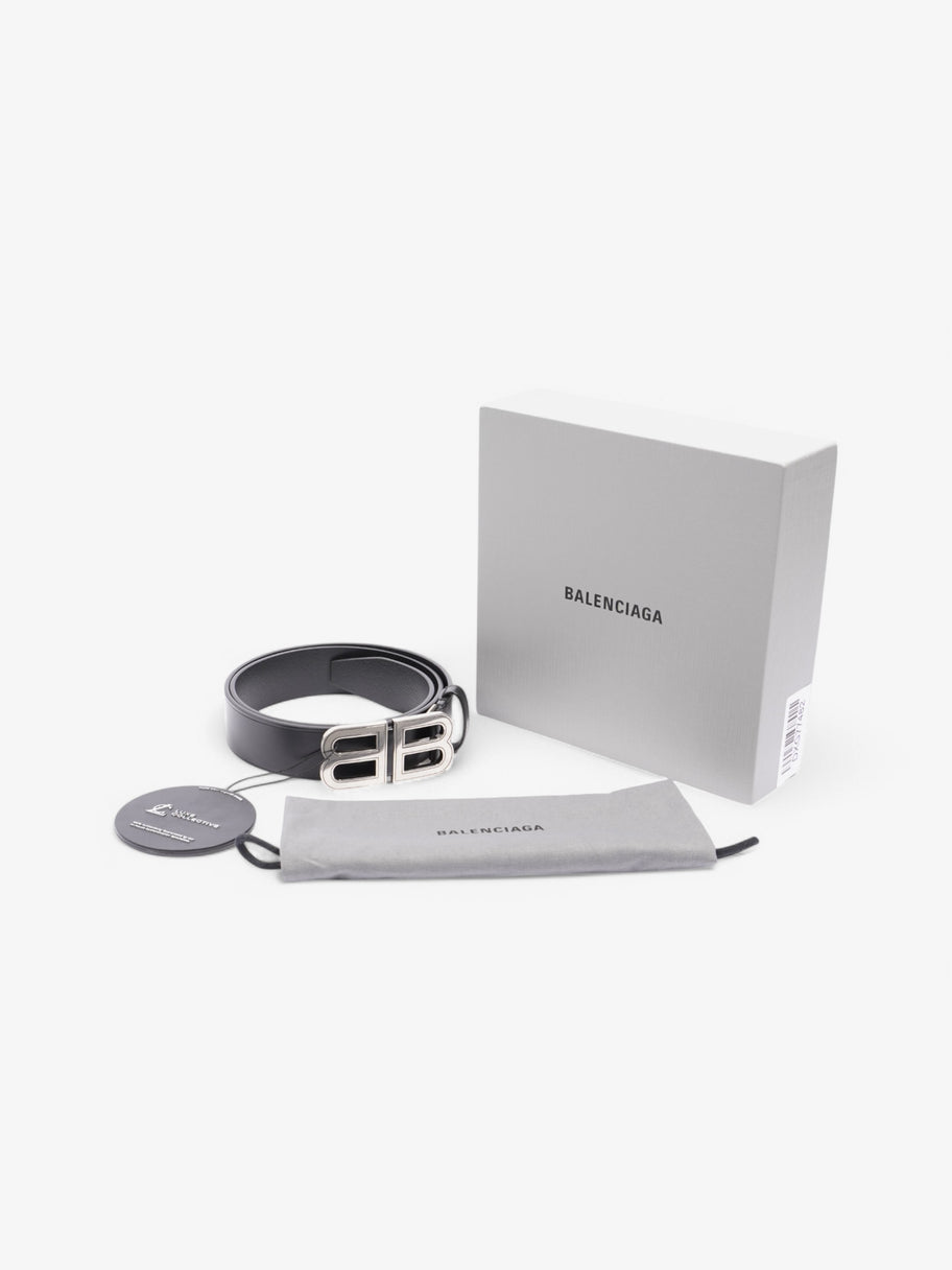Balenciaga Hourglass Belt Black Leather 85cm 34