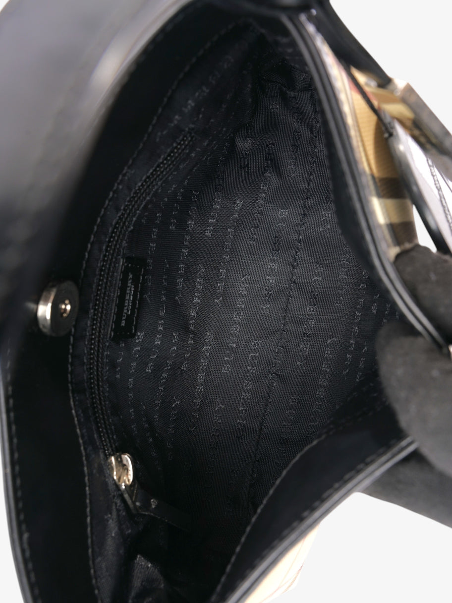 Burberry Check Shoulder Bag Nova Check Canvas Image 8