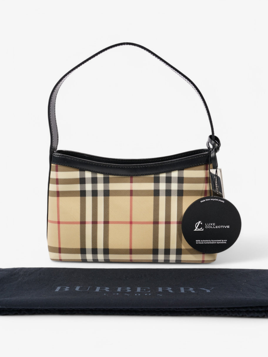 Burberry Check Shoulder Bag Nova Check Canvas Image 9
