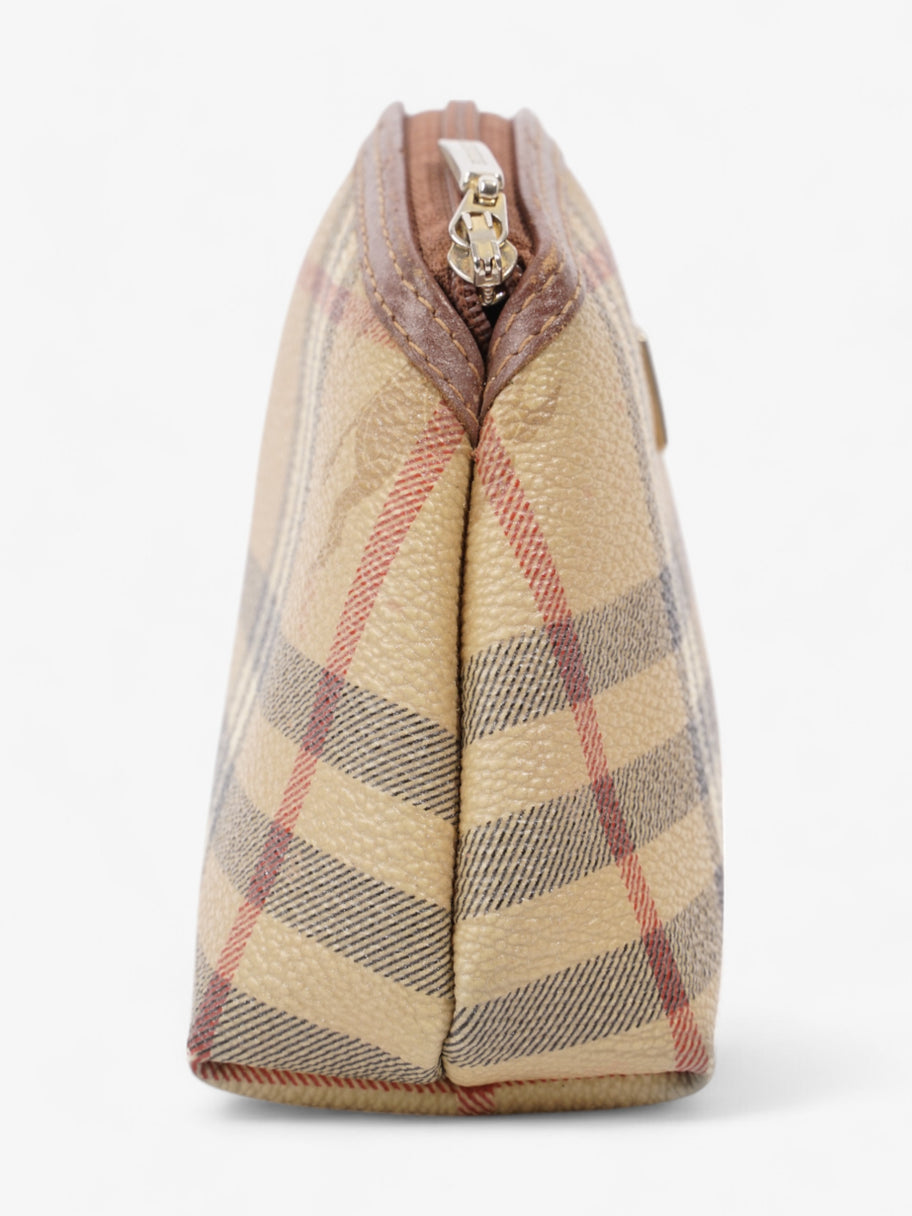 Burberry Check Travel Pouch Vintage Check Canvas Small Image 4