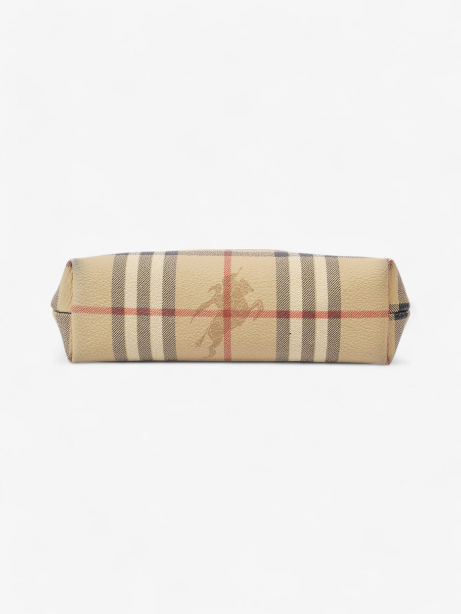 Burberry Check Travel Pouch Vintage Check Canvas Small Image 5