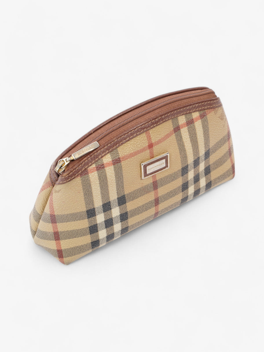 Burberry Check Travel Pouch Vintage Check Canvas Small Image 6