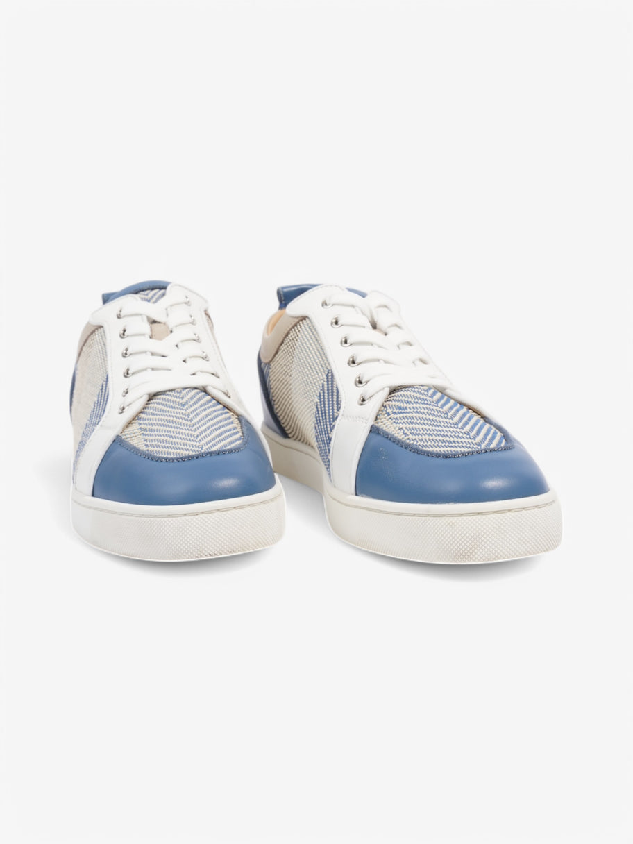 Christian Louboutin Rantulow Orlato Sneakers White / Blue Leather EU 43 UK 9 Image 2