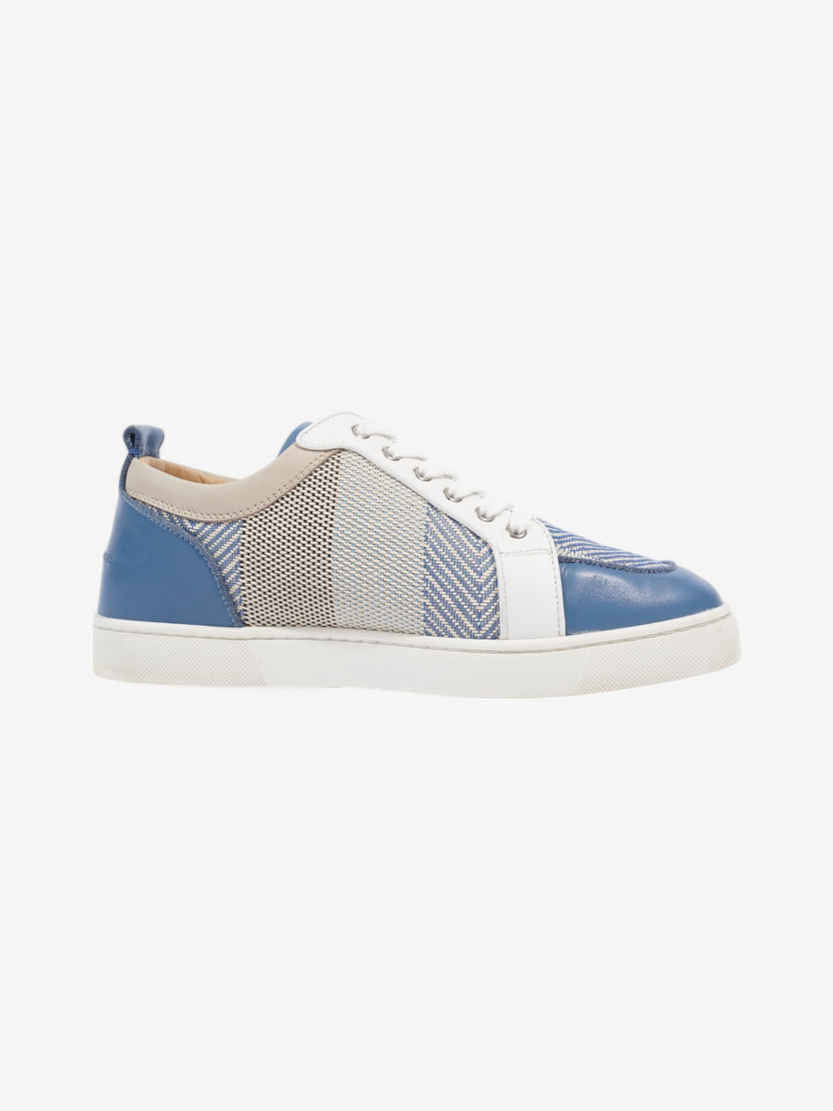 Christian Louboutin Rantulow Orlato Sneakers White / Blue Leather EU 43 UK 9 Image 4