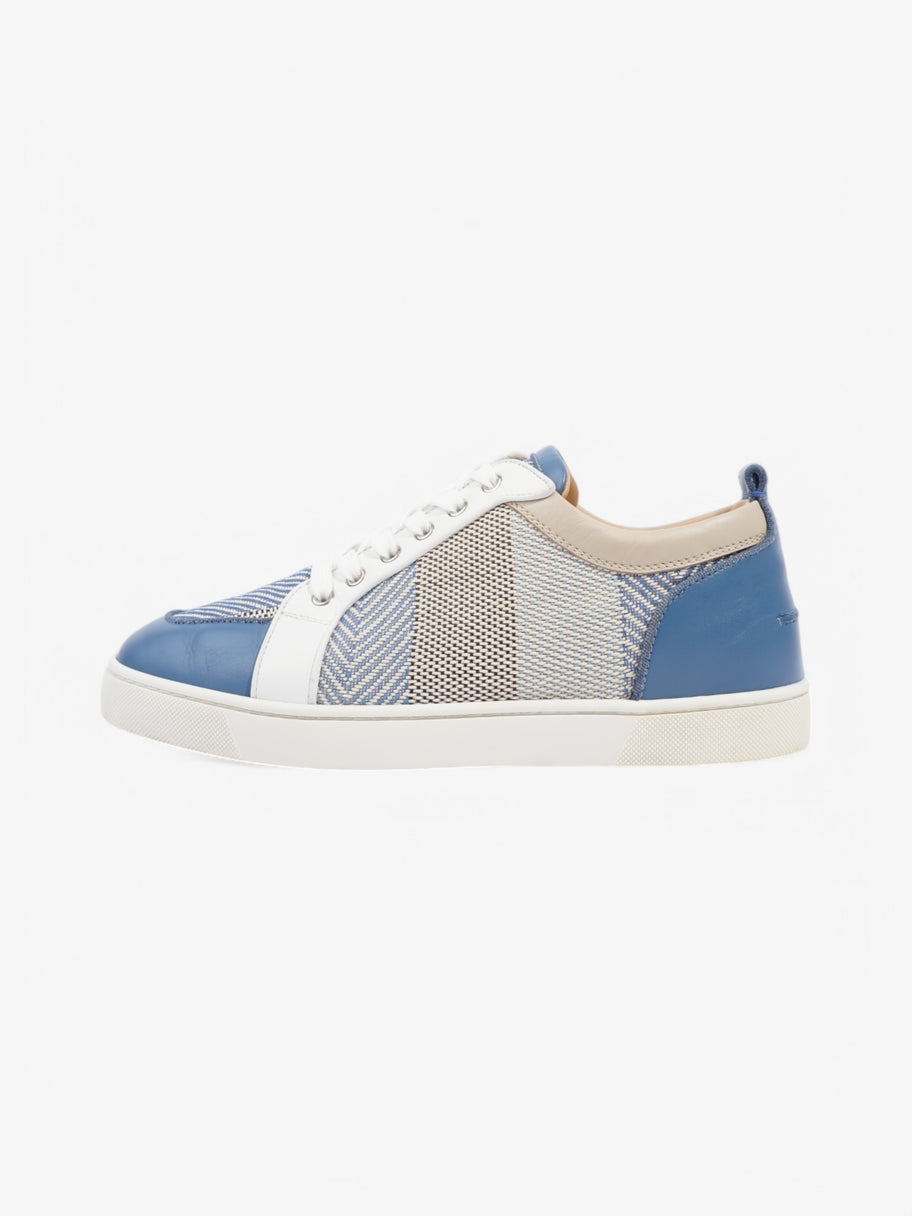 Christian Louboutin Rantulow Orlato Sneakers White / Blue Leather EU 43 UK 9 Image 5