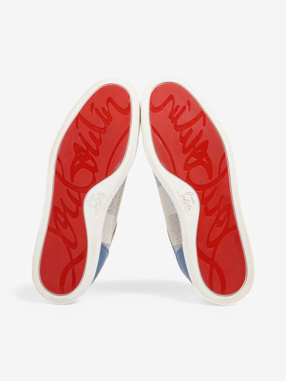 Christian Louboutin Rantulow Orlato Sneakers White / Blue Leather EU 43 UK 9 Image 7
