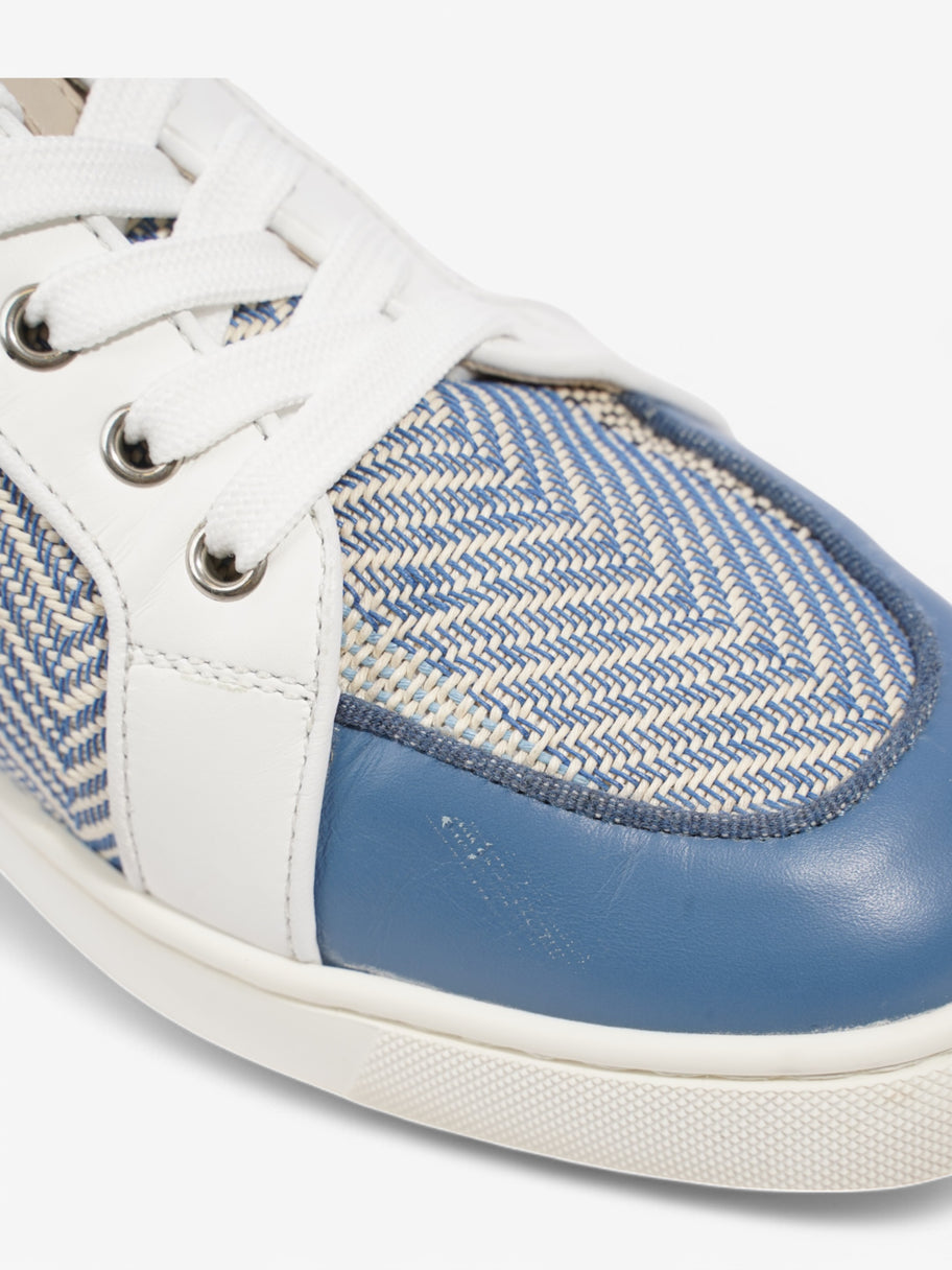 Christian Louboutin Rantulow Orlato Sneakers White / Blue Leather EU 43 UK 9 Image 8