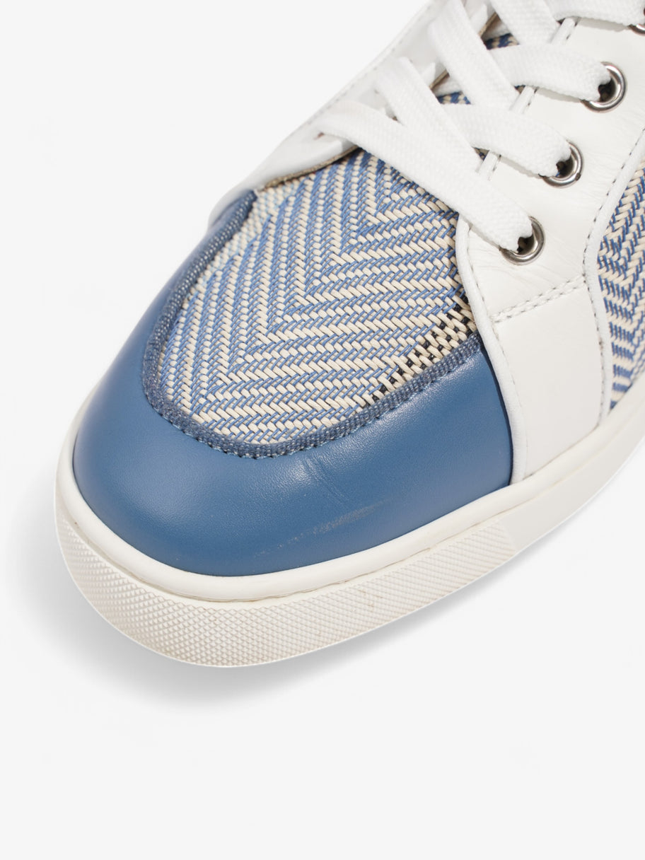Christian Louboutin Rantulow Orlato Sneakers White / Blue Leather EU 43 UK 9 Image 9