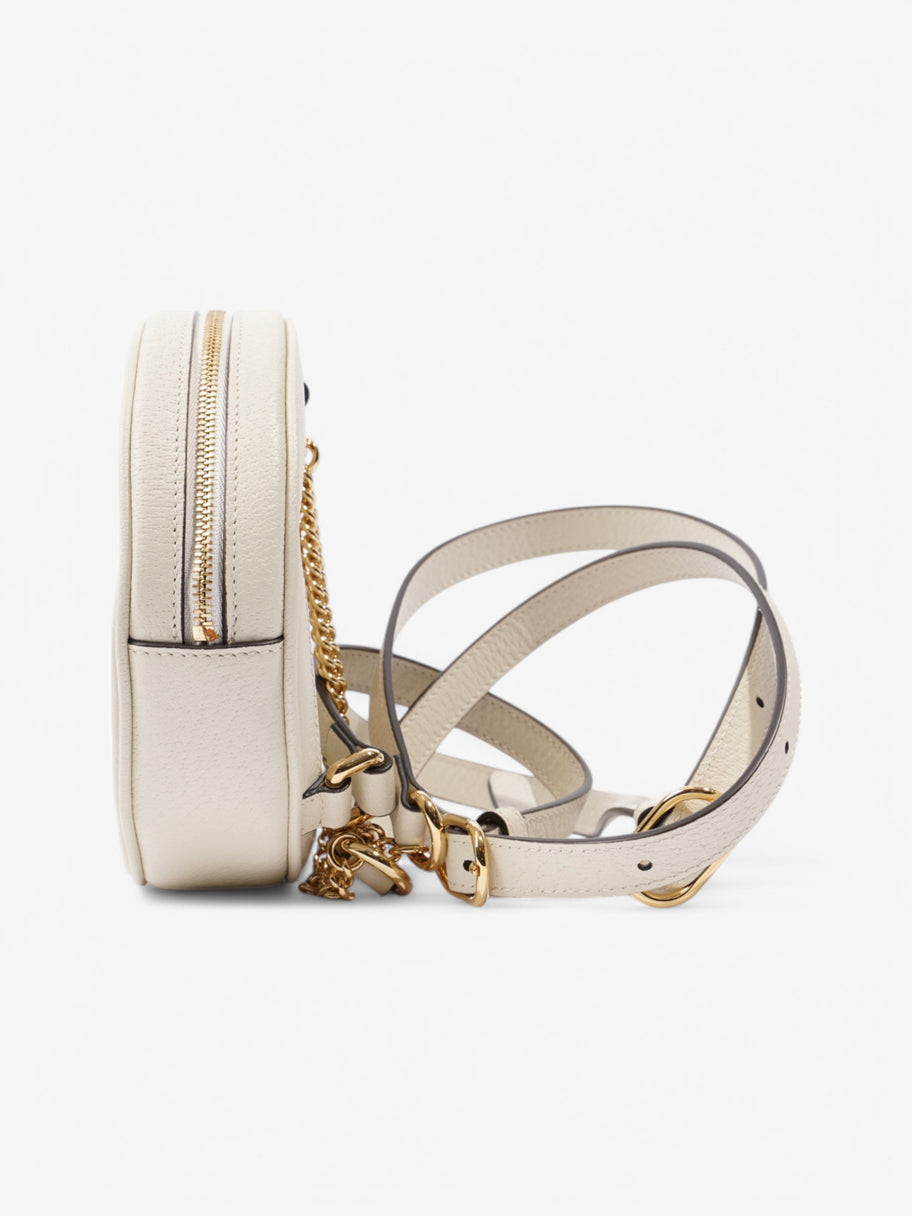 Gucci Ophidia Round Backpack White / Navy / Red Leather Mini Image 3
