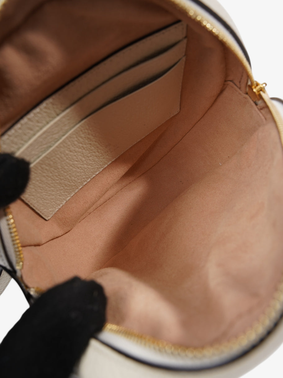 Gucci Ophidia Round Backpack White / Navy / Red Leather Mini Image 8