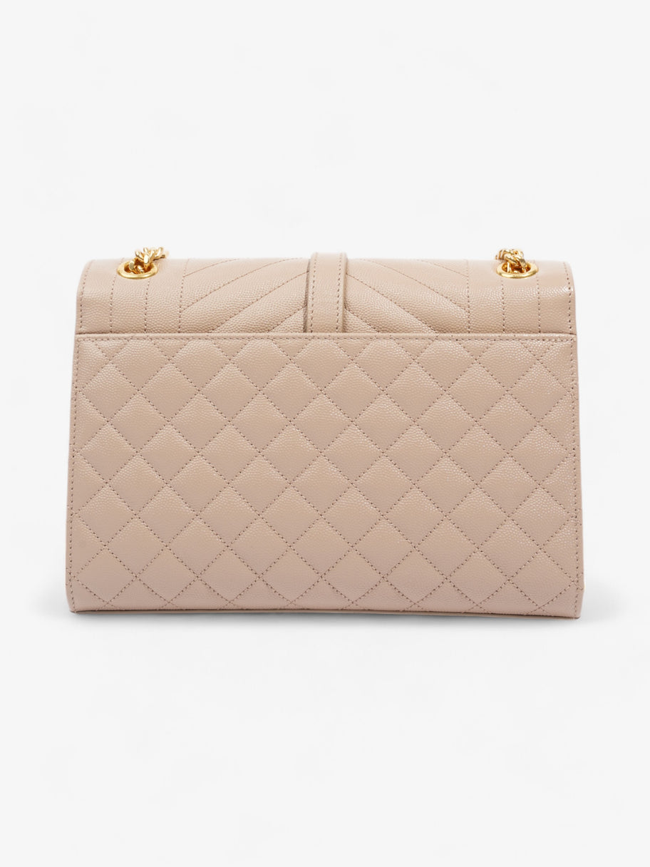 Saint Laurent Monogram Envelope Neutral Matelasse Leather Image 4