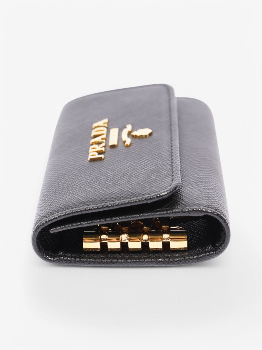 Prada Key Holder Black Saffiano Leather Image 3