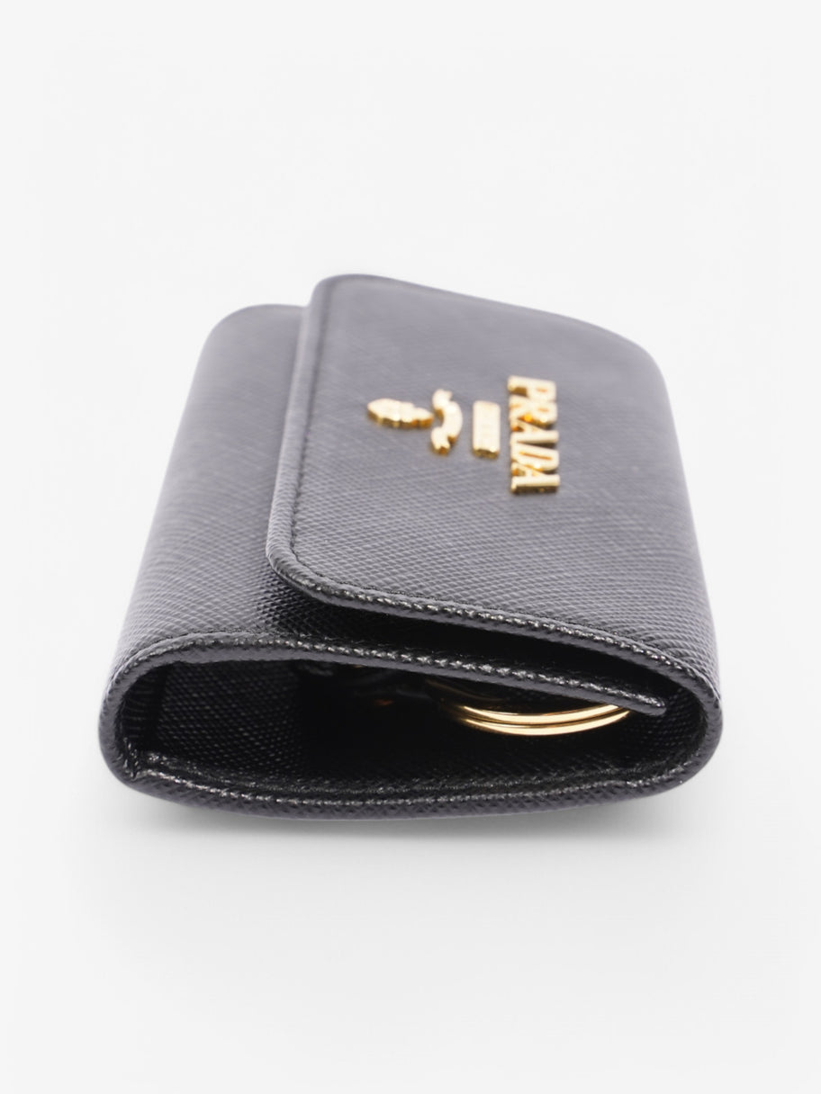 Prada Key Holder Black Saffiano Leather Image 4