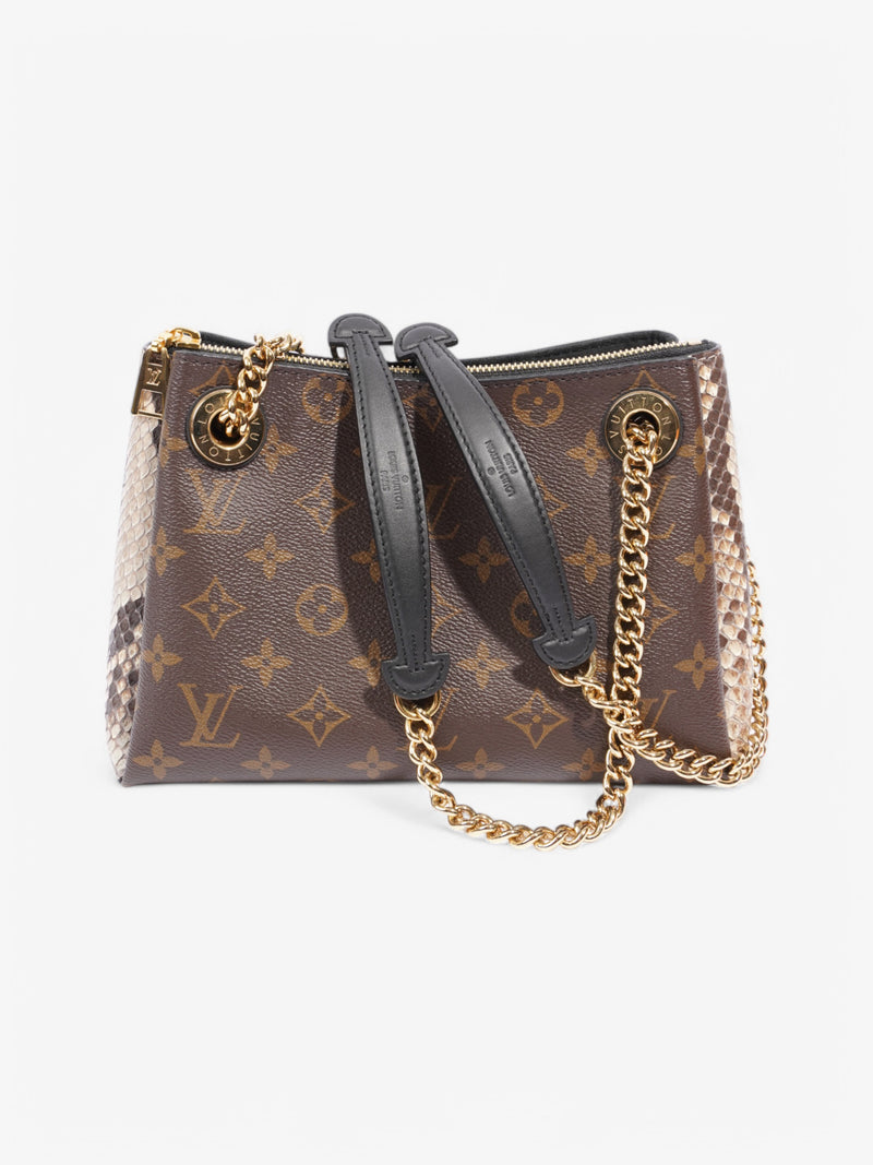  Louis Vuitton Surene Monogram / Python Coated Canvas BB