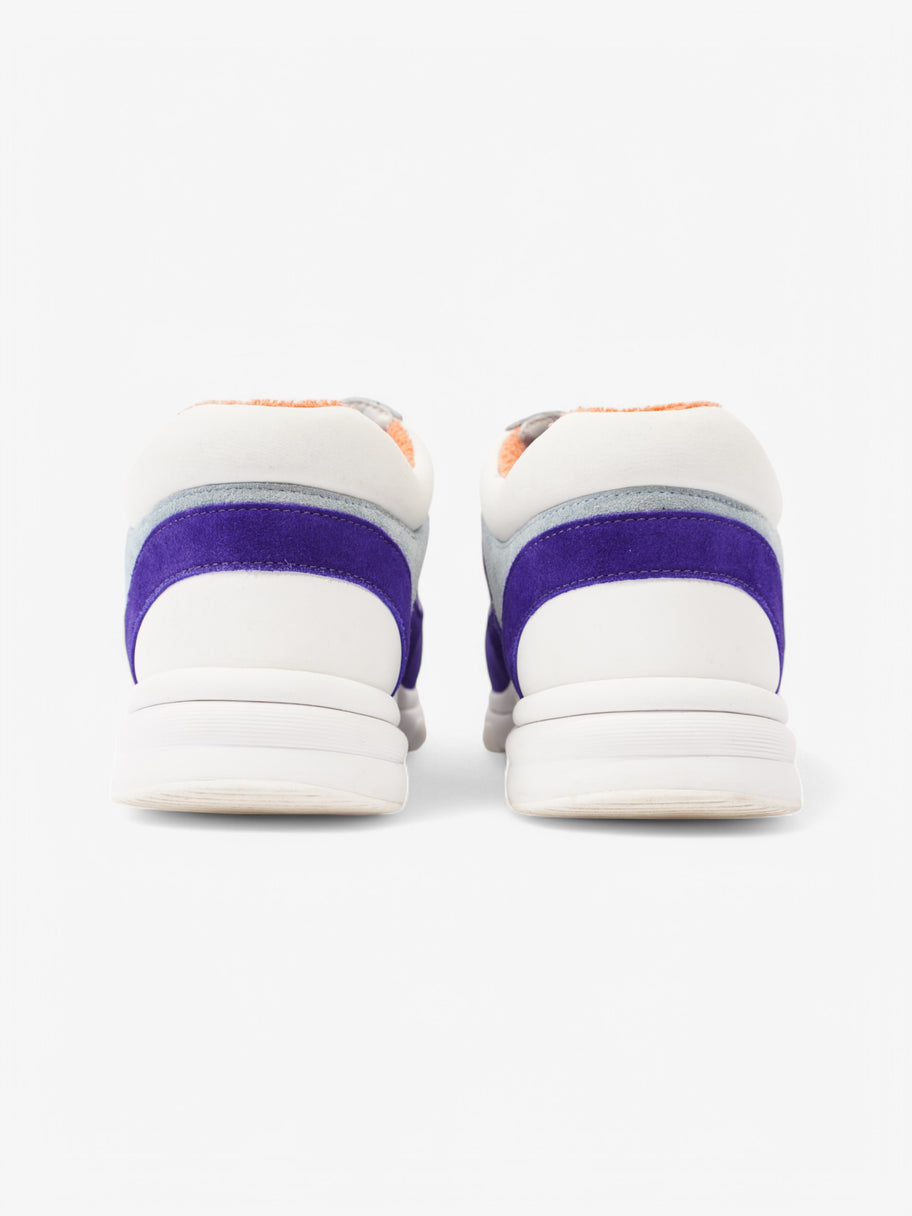 Chanel CC Logo Sneakers Blue / White Suede EU 39 UK 6 Image 6