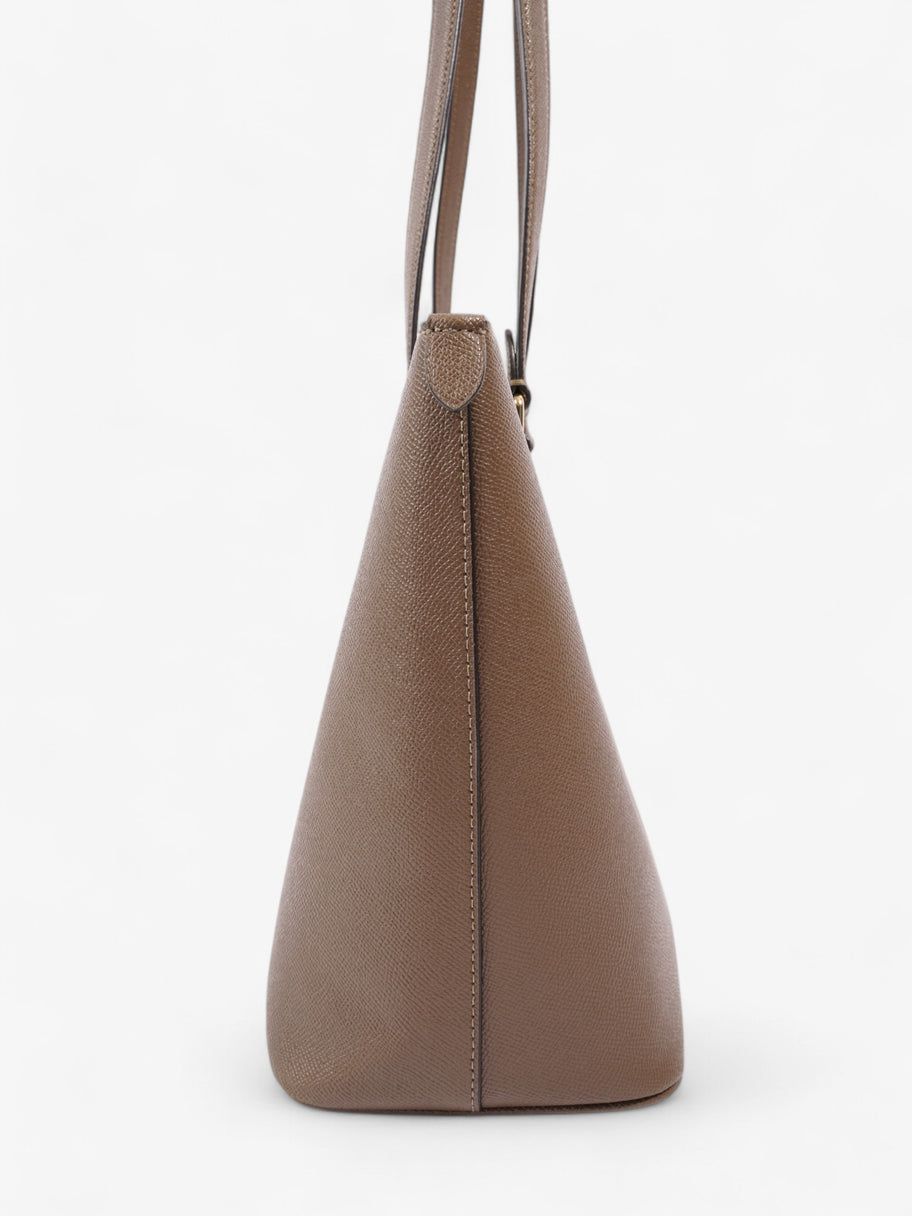 Coach Gallery Tote Light Brown Grained Leather Image 3