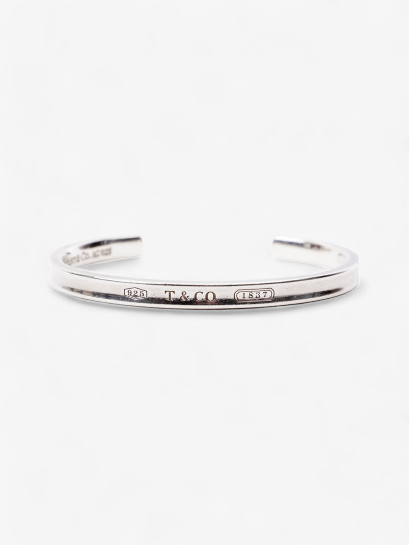  Tiffany and Co 1837 Narrow Cuff Silver Silver Sterling