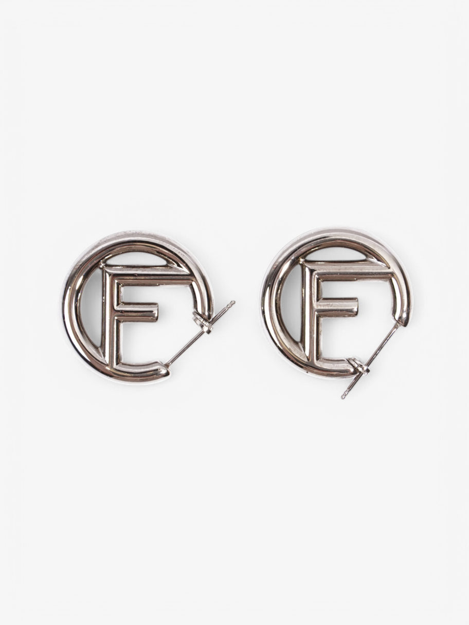 Fendi F is Fendi Earrings Silver Base Metal Image 1
