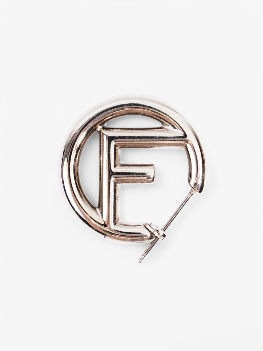 Fendi F is Fendi Earrings Silver Base Metal Image 3