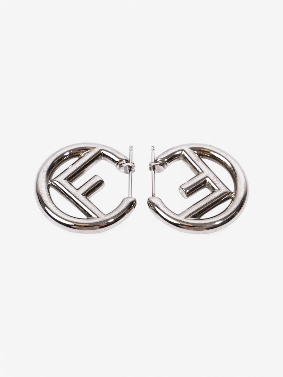 Fendi F is Fendi Earrings Silver Base Metal Image 4