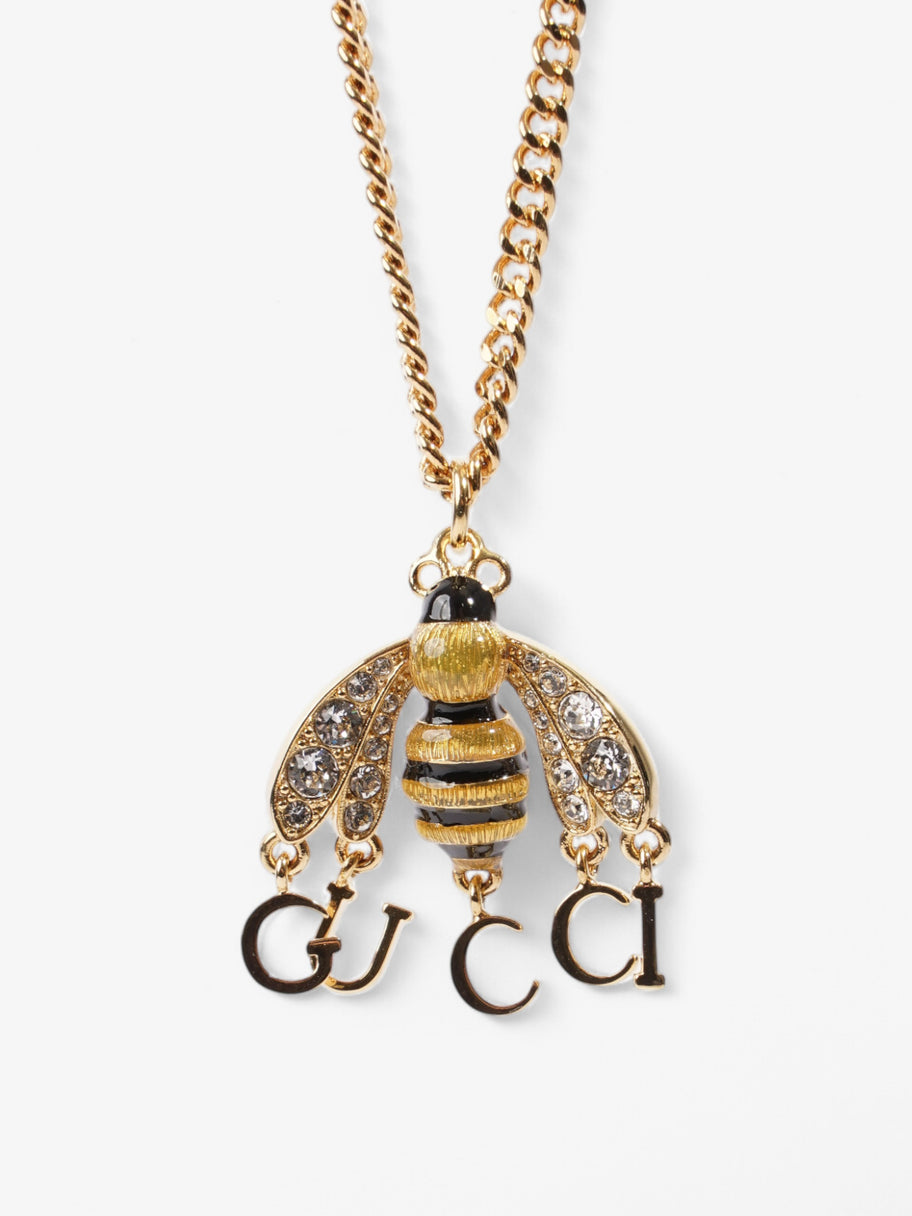 Gucci Bee Pendant Necklace Gold / Yellow / Black Base Metal Image 3