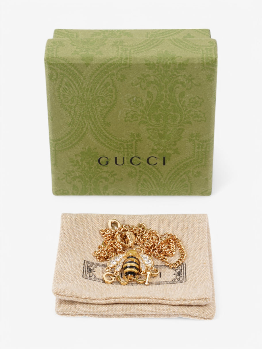 Gucci Bee Pendant Necklace Gold / Yellow / Black Base Metal Image 5