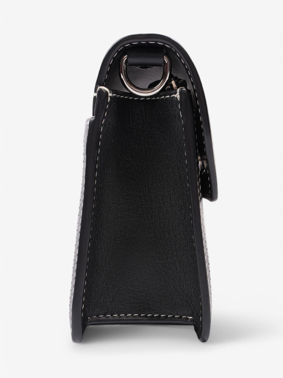 Burberry Crossbody Bag Dark Check Coated Canvas 13cm x 5cm x 20cm Image 5