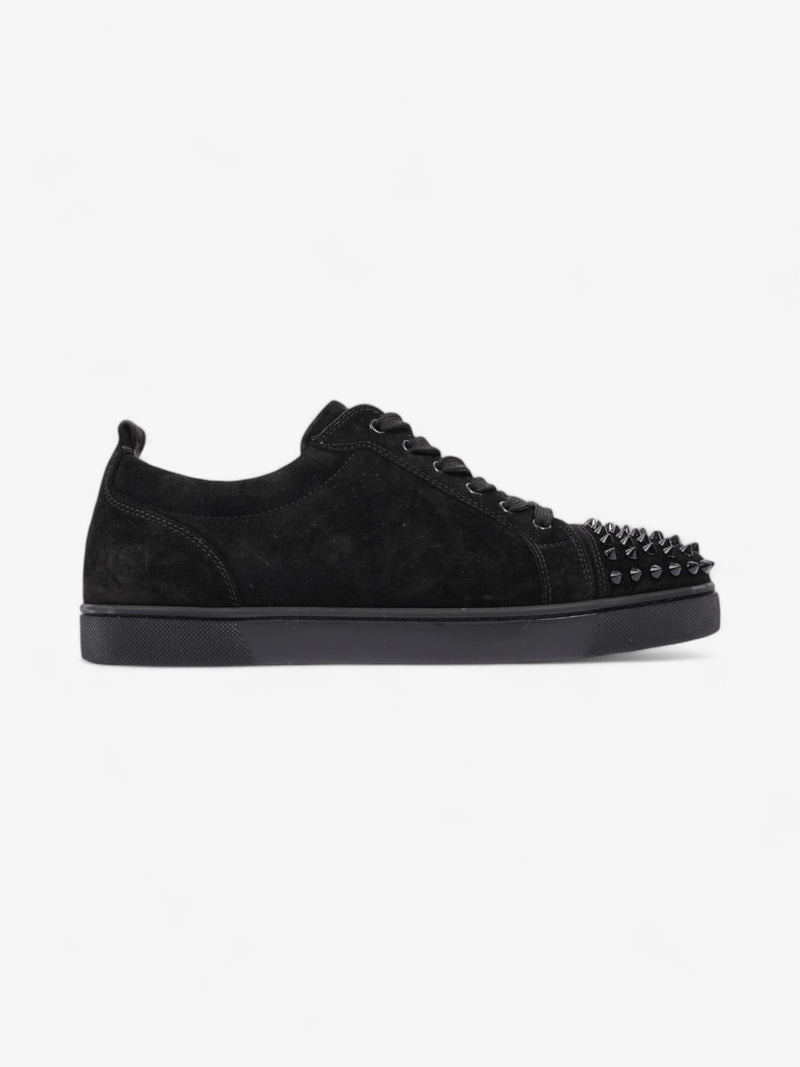 Christian Louboutin Louis Junior Spikes Black Suede EU 43 UK 9