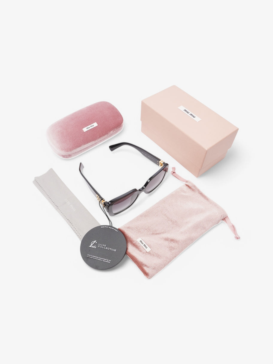 Miu Miu Sunglasses Black Acetate Image 7