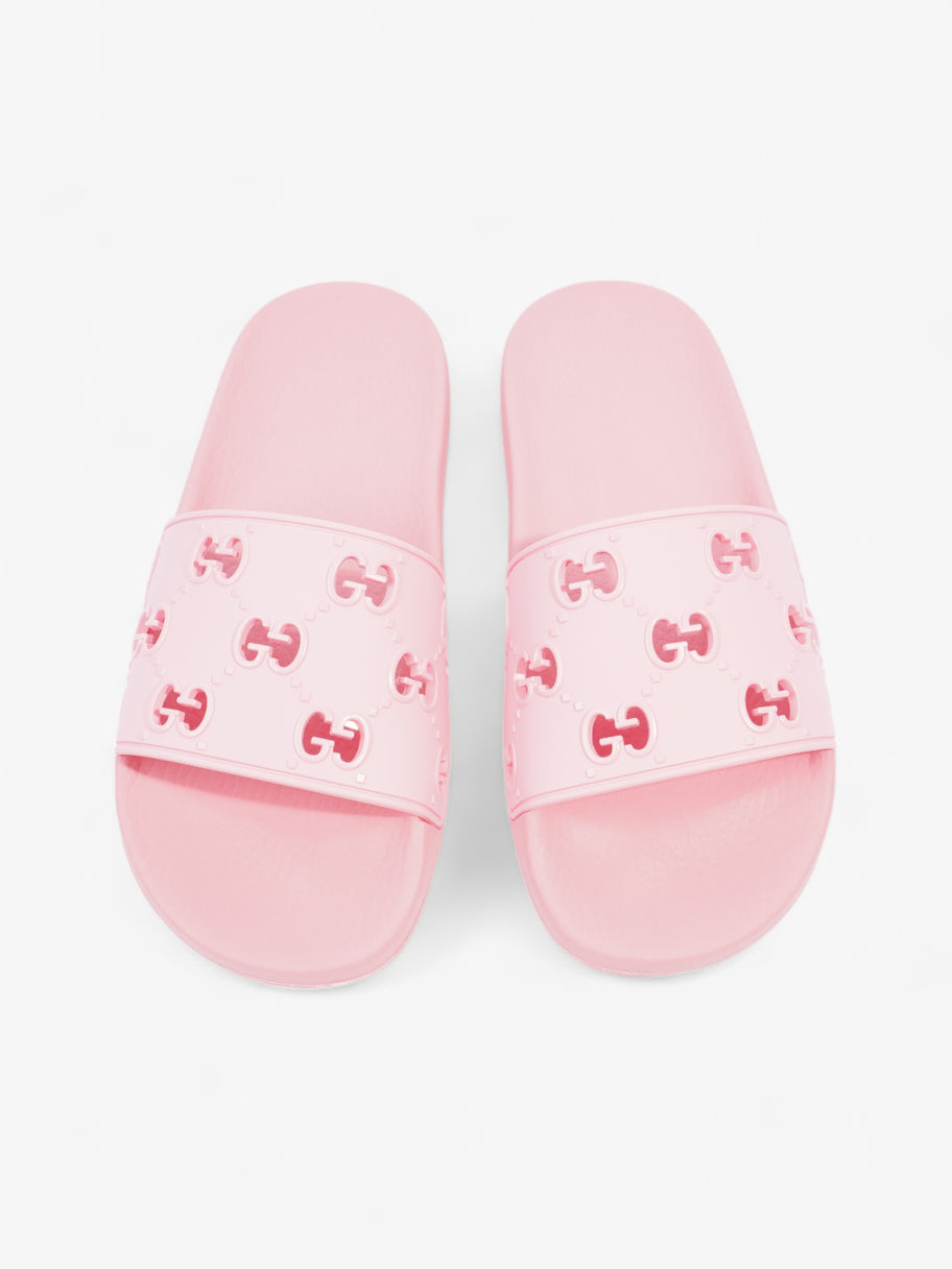 Gucci GG Slides Pink Rubber EU 38 UK 5 Image 8