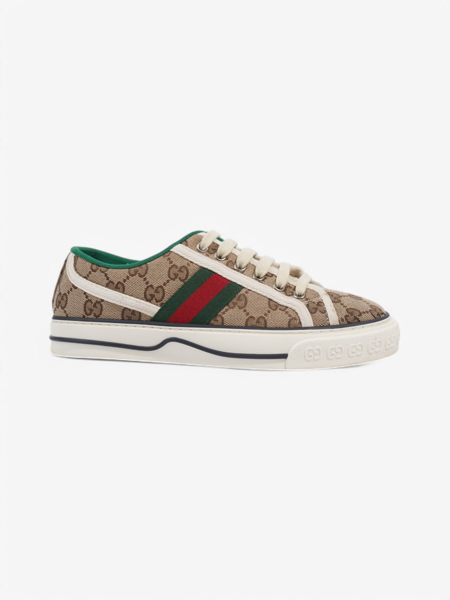 Gucci Tennis1977 Beige  / Green / Red Canvas EU 37.5 UK 4.5 Image 1
