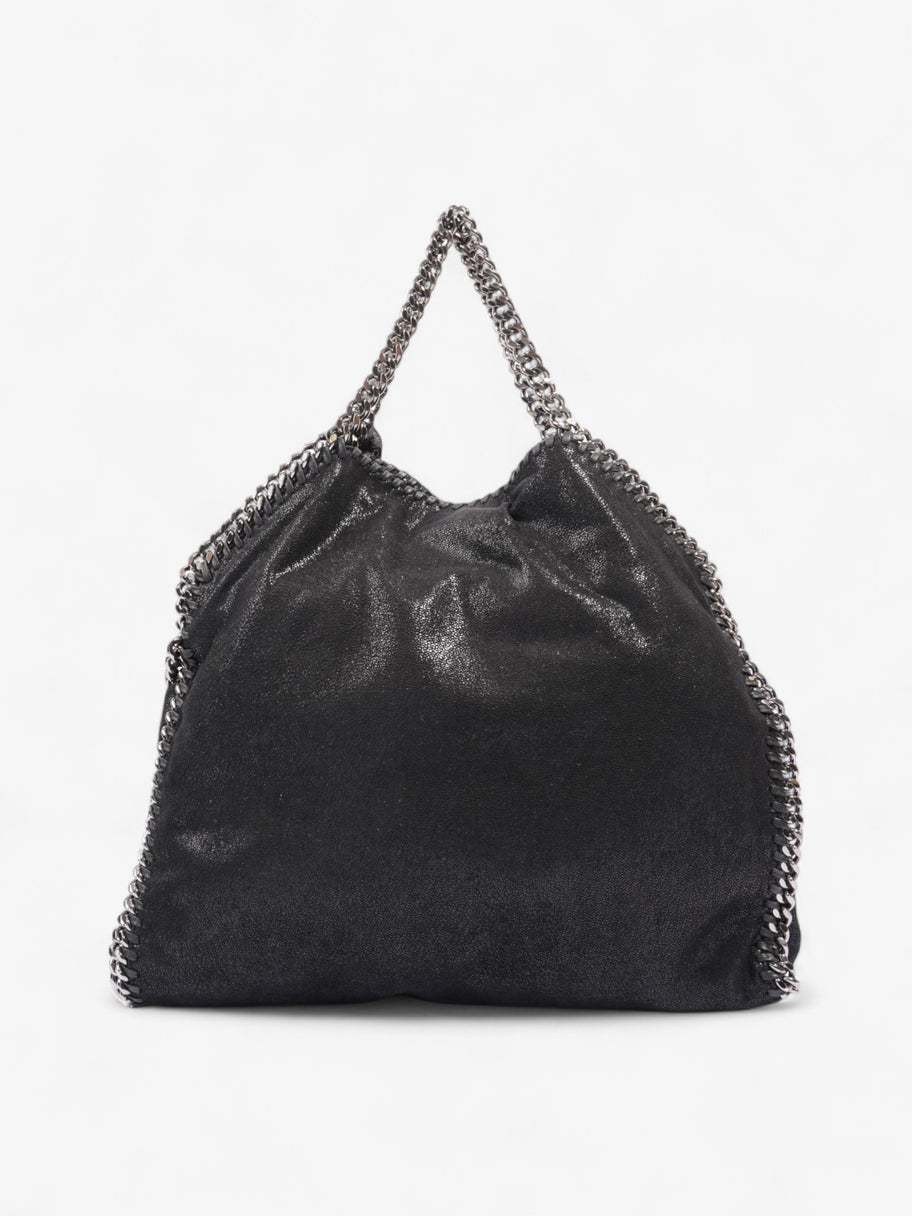 Stella McCartney Falabella Fold-Over Tote Bag Black Faux Leather Image 4