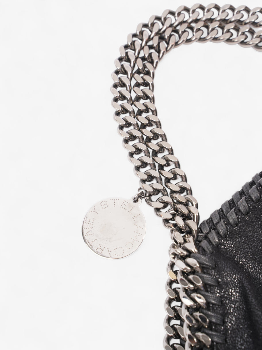 Stella McCartney Falabella Fold-Over Tote Bag Black Faux Leather Image 7