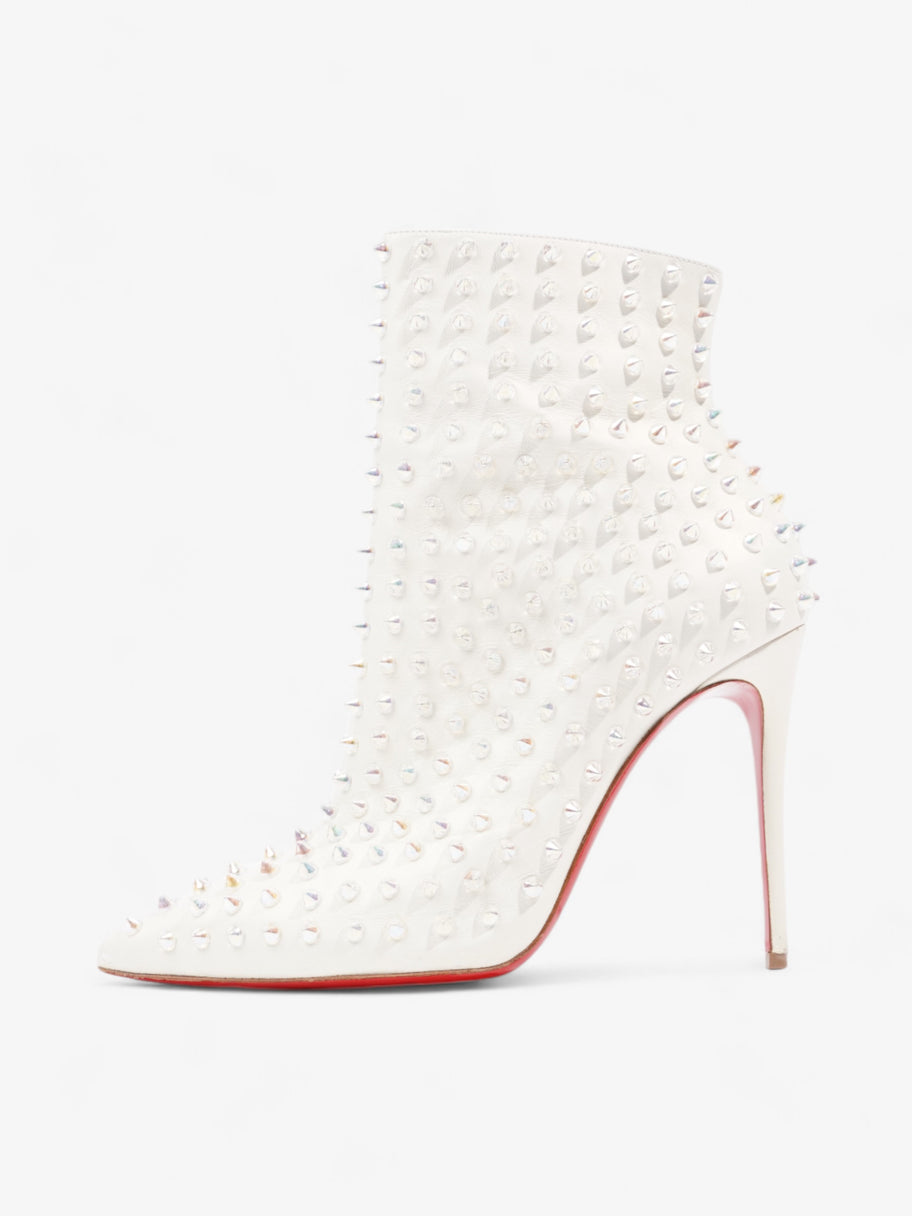 Christian Louboutin Snakila 100mm Snow / Clear Nappa Leather EU 39 UK 6 Image 5
